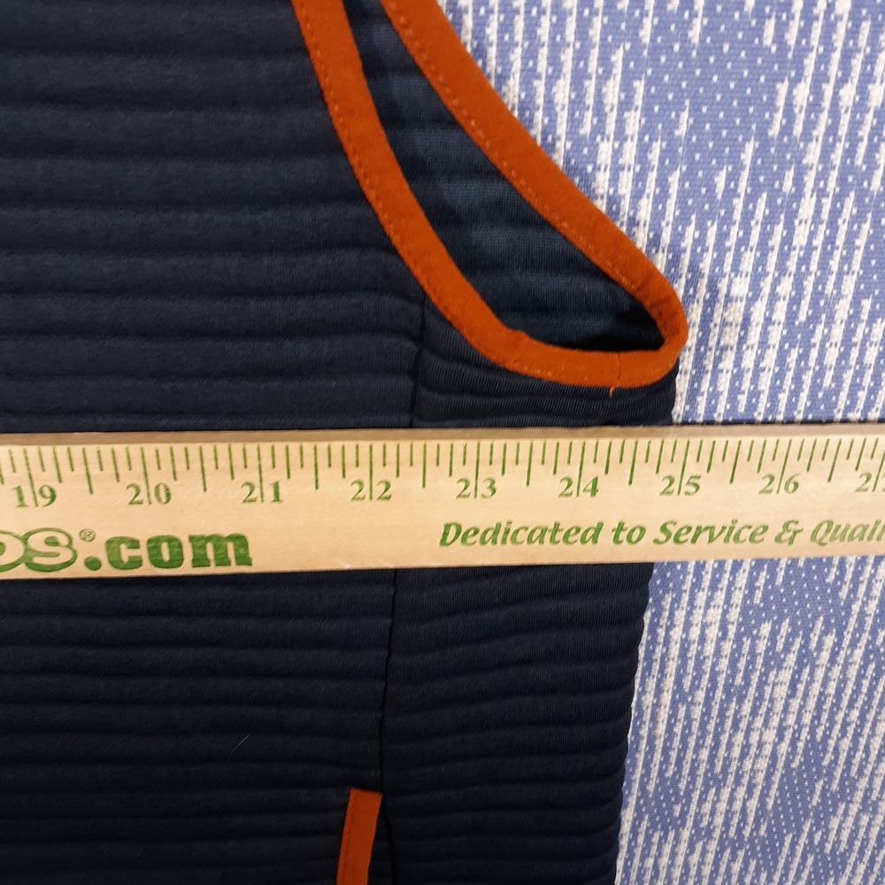 L.L. Bean Vest Mens XL Slightly Fitted Full Zip Blue Outdoor Travel Hiking - Picture 5 of 9